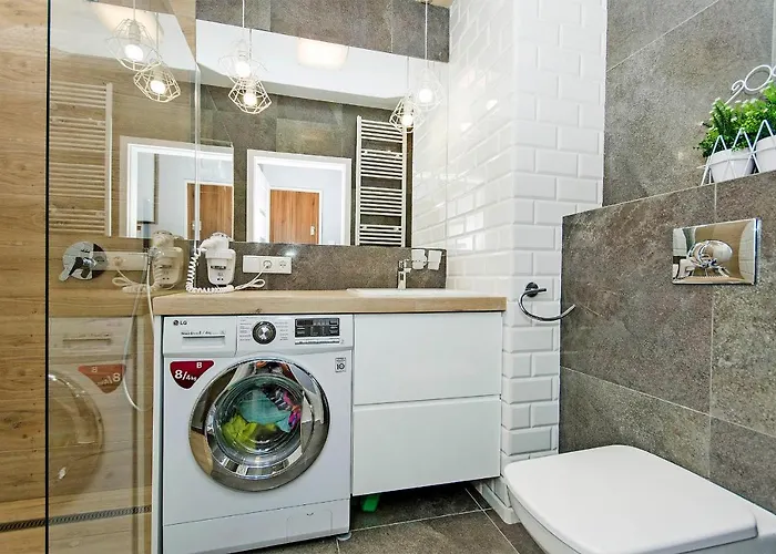 Stylish Oldtown Riverview Balcony * 格但斯克