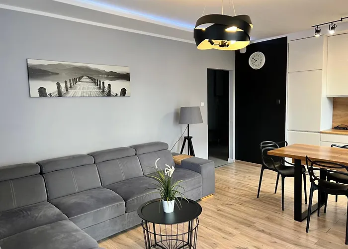 Stylish Oldtown Riverview Balcony 公寓 格但斯克